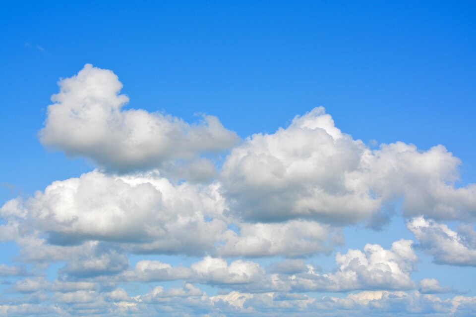 Clouds cumulus cirrus cirro-cumulus