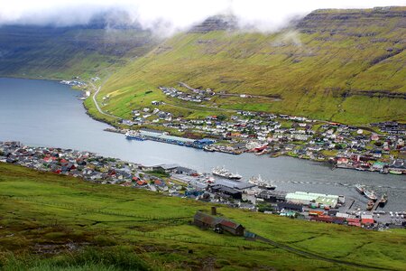 Klaksvig port faroe islands bordoy