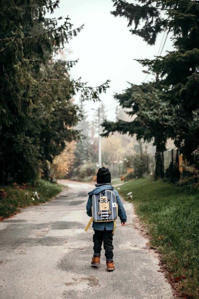 Young autumn loneliness
