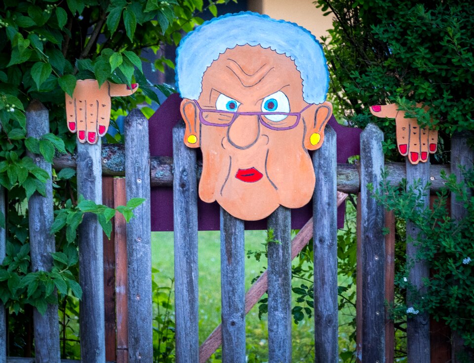 Grandma painted horror