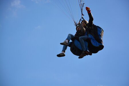 Seat paraglider adventure sport photo