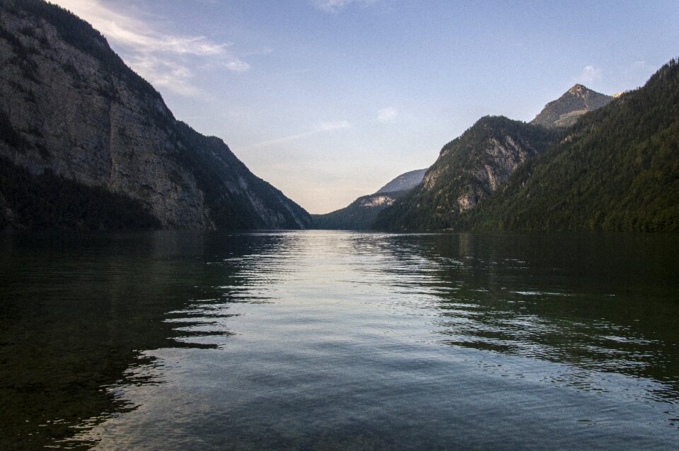 Water alpine bergsee