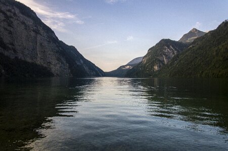 Water alpine bergsee