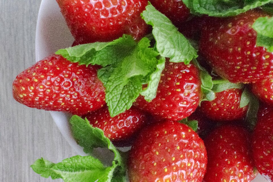Garden strawberry red strawberry ripe strawberry