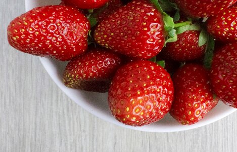 Garden strawberry red strawberry ripe strawberry photo