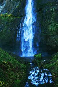 Outdoor waterfall multnomah falls