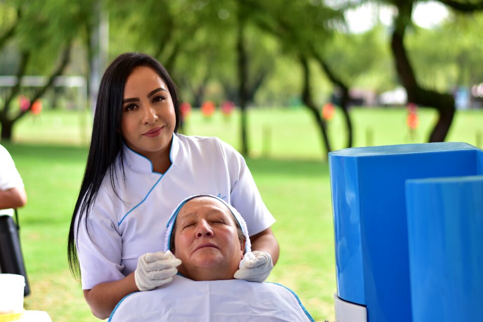Facial cleansing complexion cosmetology