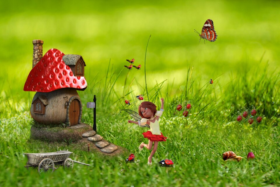Fairy tales history ladybug