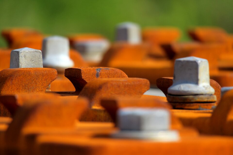Screw railway sleepers iron