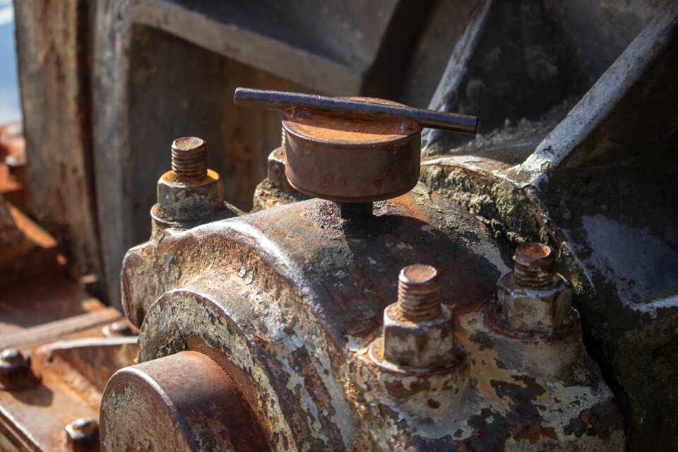 Metal corrosion rusted