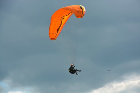 Wing orange sport free free flight photo