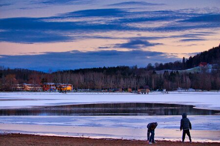 Snow frozen family