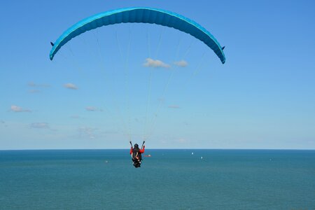 Sport blue sky blue sea