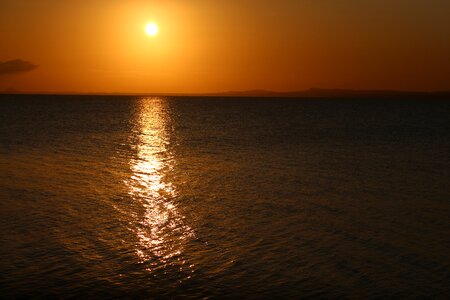 Beach sunrise summer photo