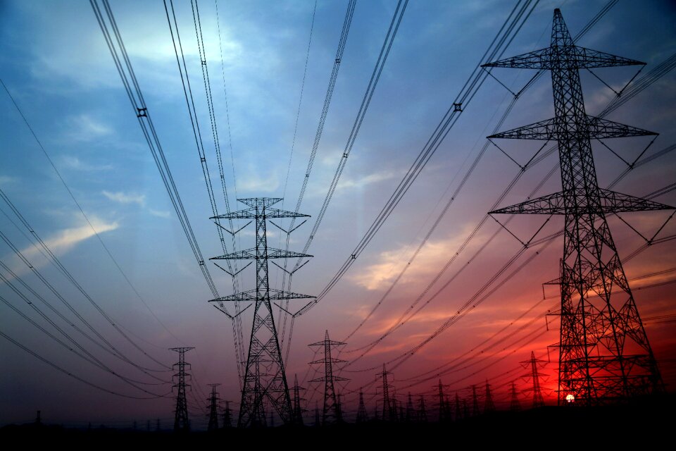 Grid electricity built structure