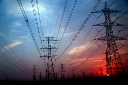 Grid electricity built structure