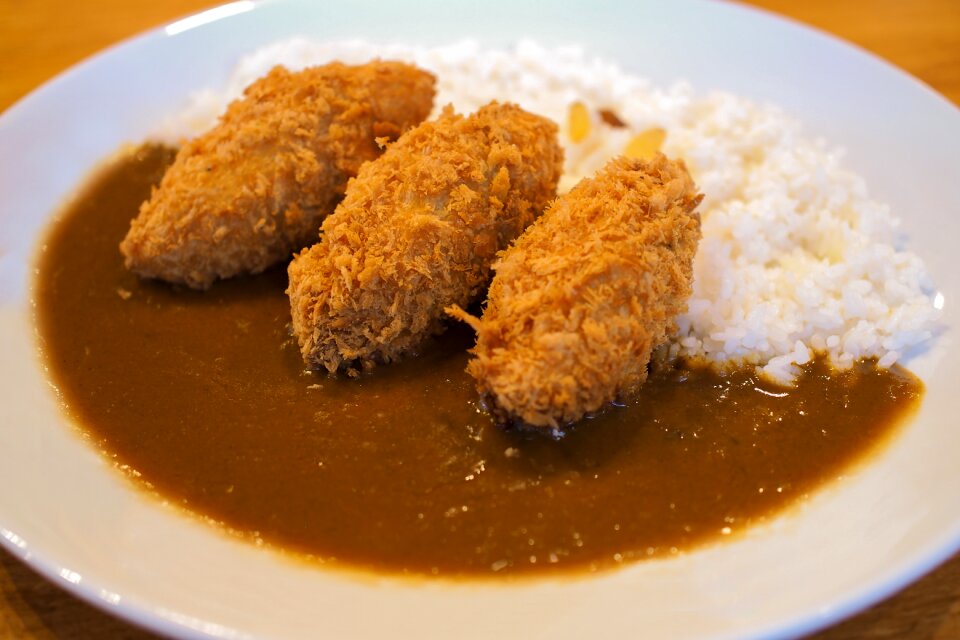 Lunch dish brown meat