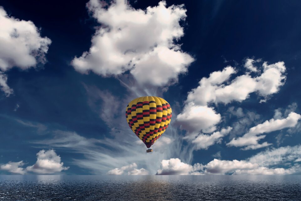 Sky balloon travel