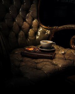 Espresso latte black coffee photo