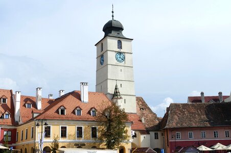 Hermannstadt architecture historic center photo