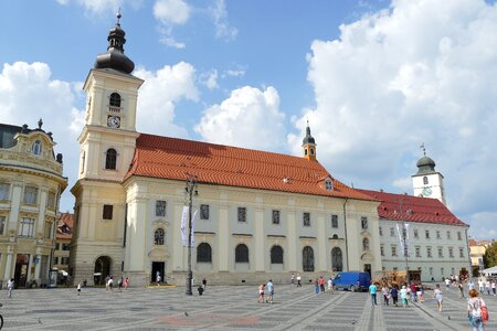 Hermannstadt architecture historic center photo