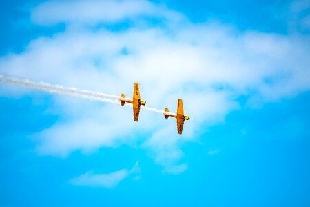 Sky flight airplane photo