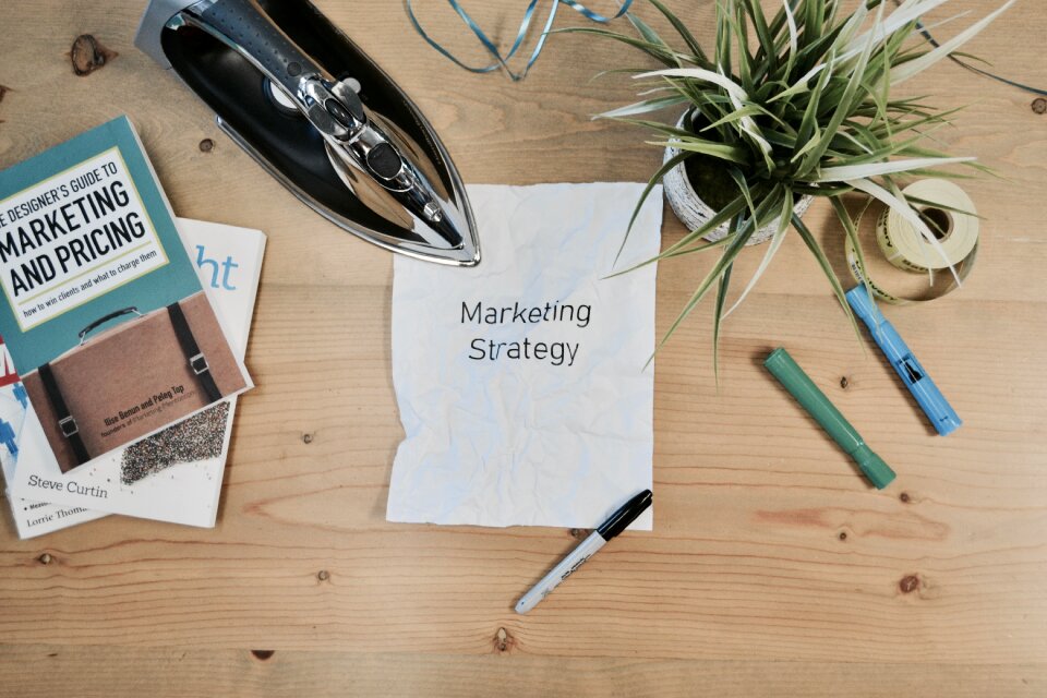 Business flatlay conversion