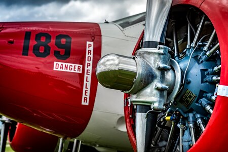 Classic propeller plane