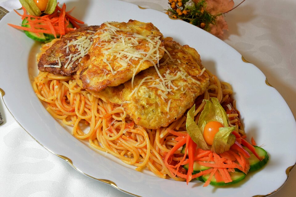 Cheese fried tomato sauce