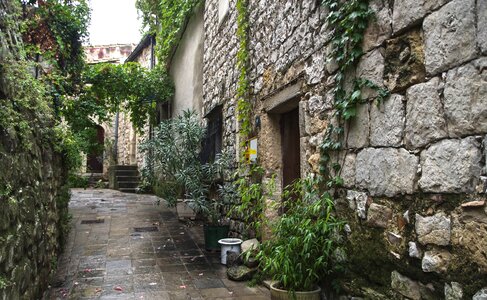 Medieval lane pavers photo