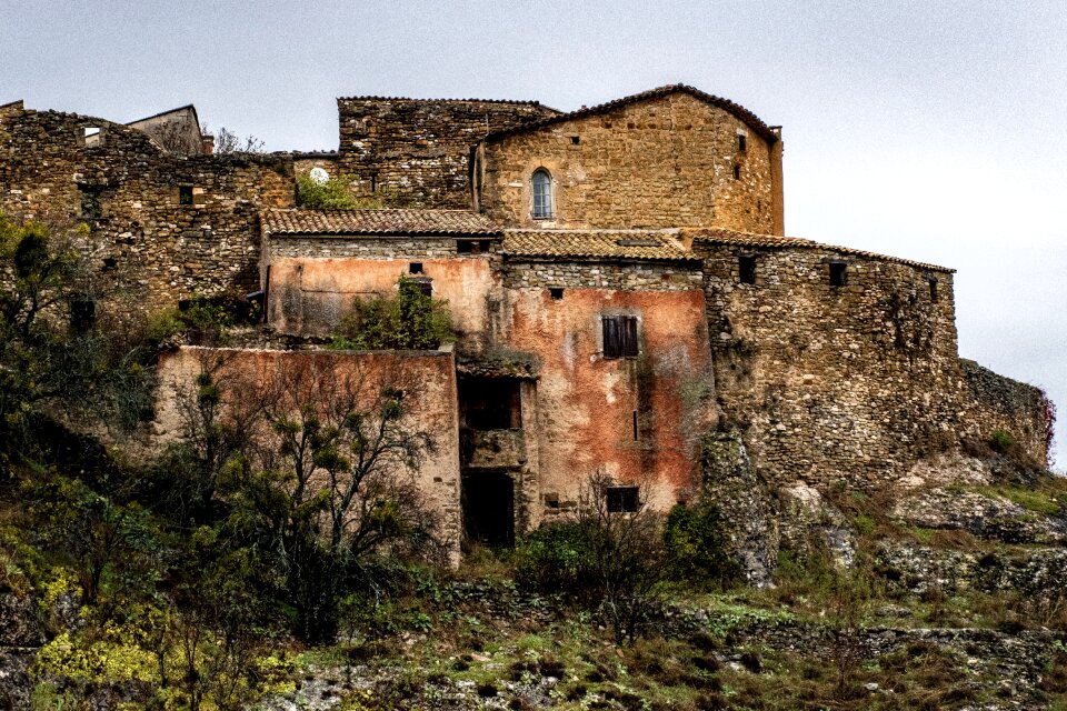 Timeworn medieval aged