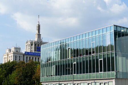 Architecture facade building