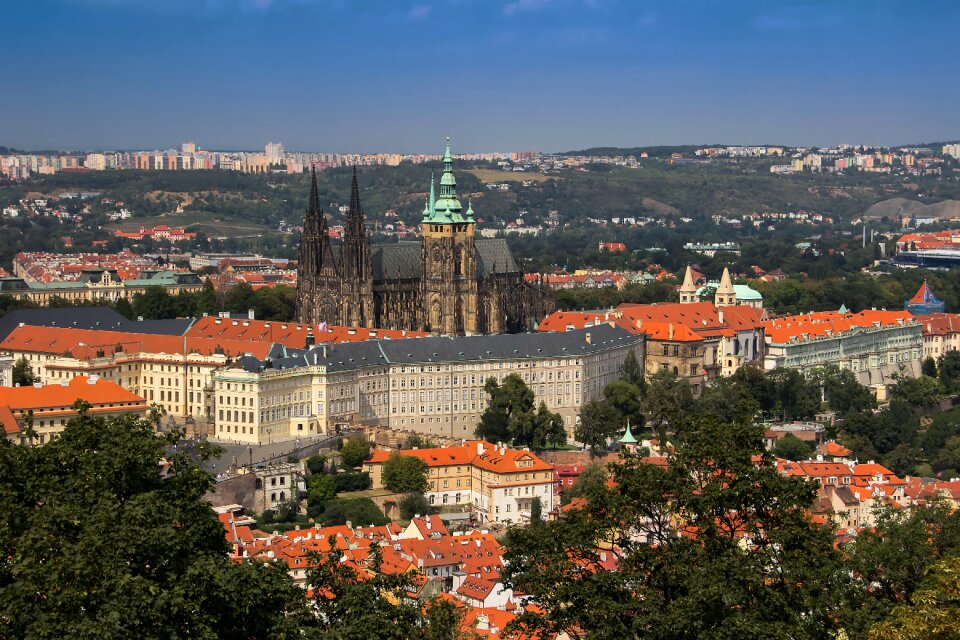 View castle cathedral