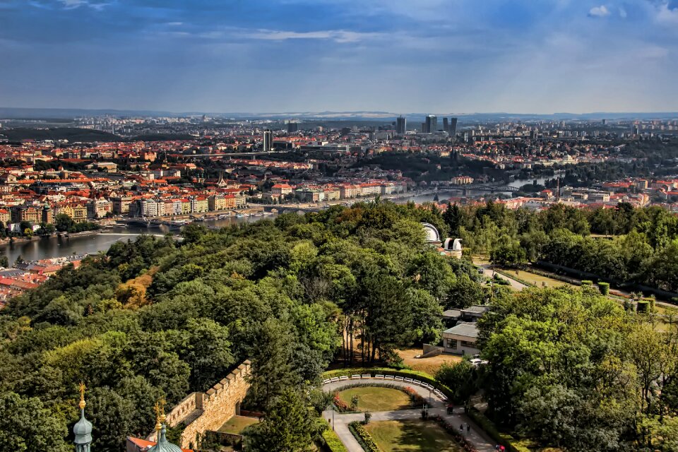 View castle cathedral
