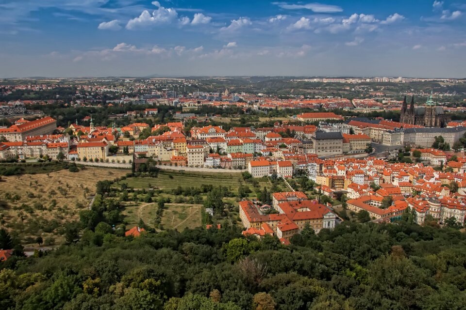 View castle cathedral