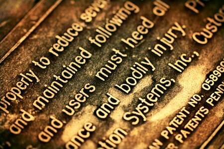 Font font type metal