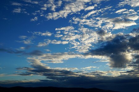 Clouds sky sunset