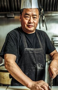 Food chef portrait photo