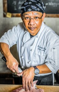 Food chef portrait photo