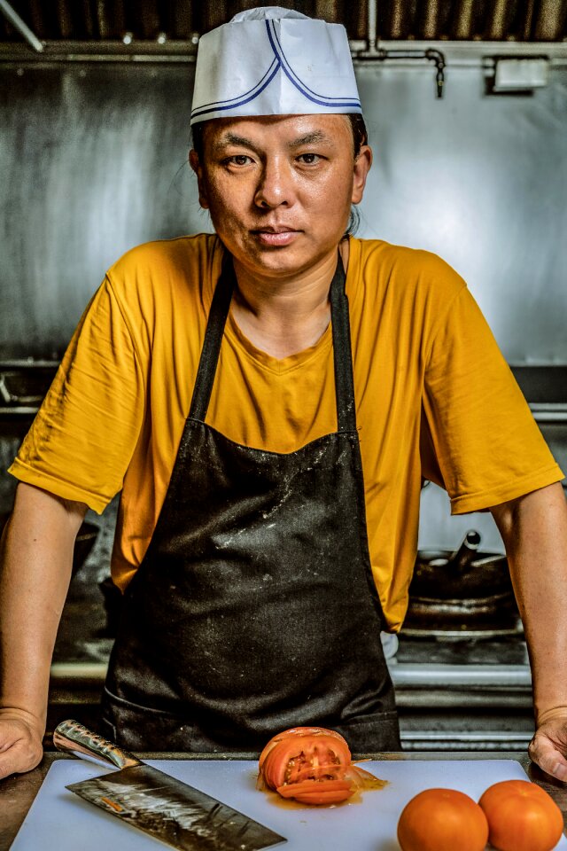 Food chef portrait