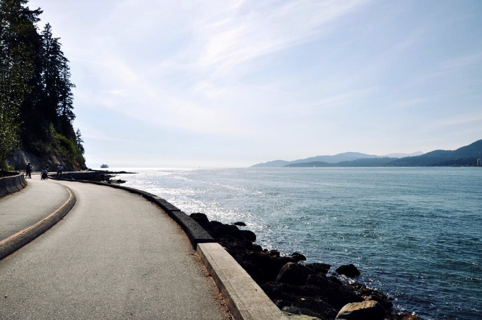 Water coast road