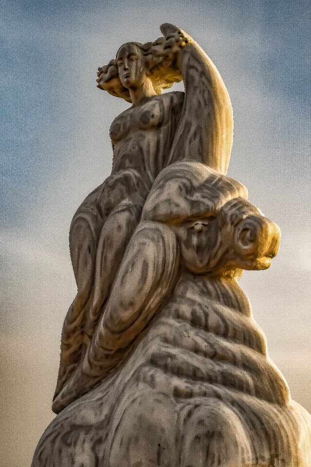 Sculpture marble outdoor