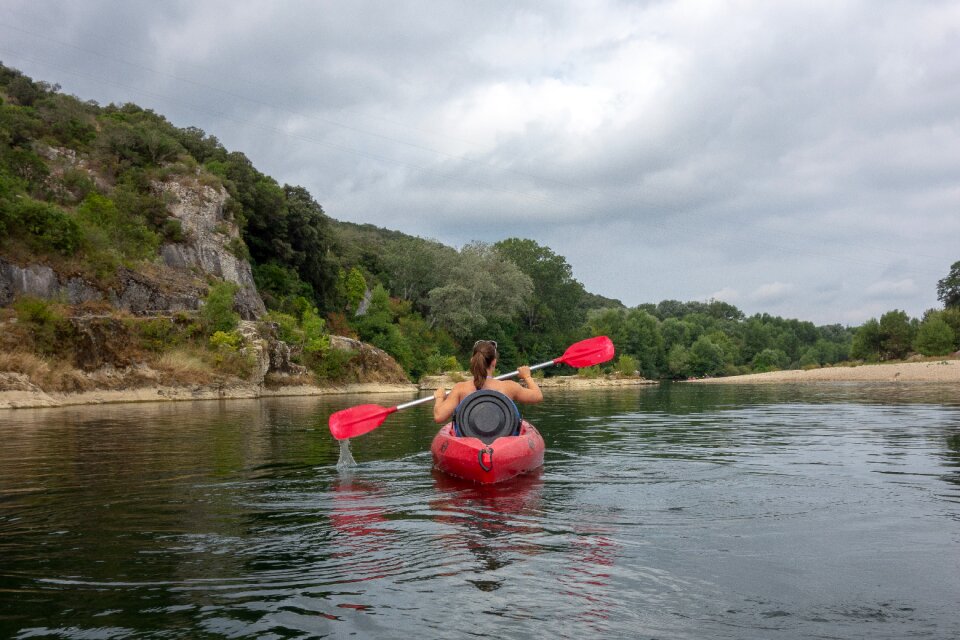 Water paddle nature