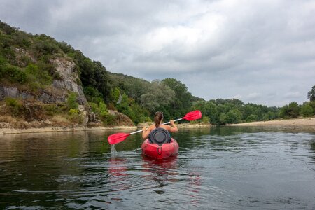 Water paddle nature photo