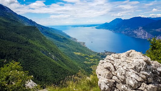 Mountains monte baldo rock photo