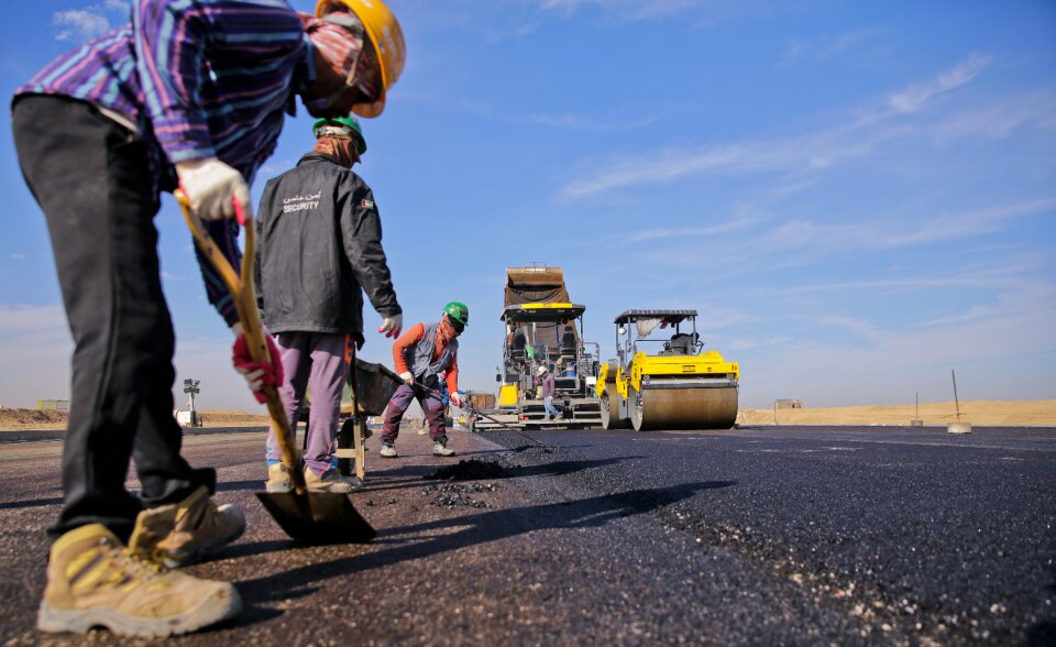 Work blue work blue road