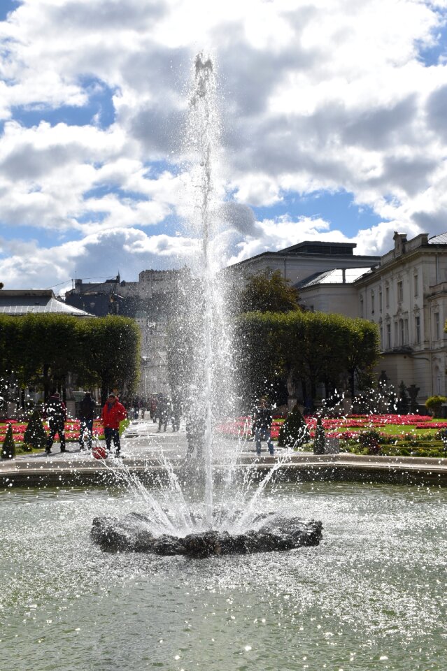 Fountain park water