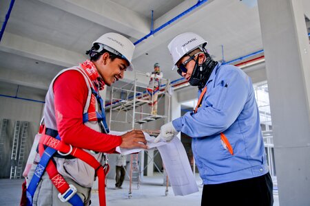 Work site gray work