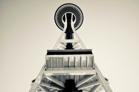 Washington state space needle city photo