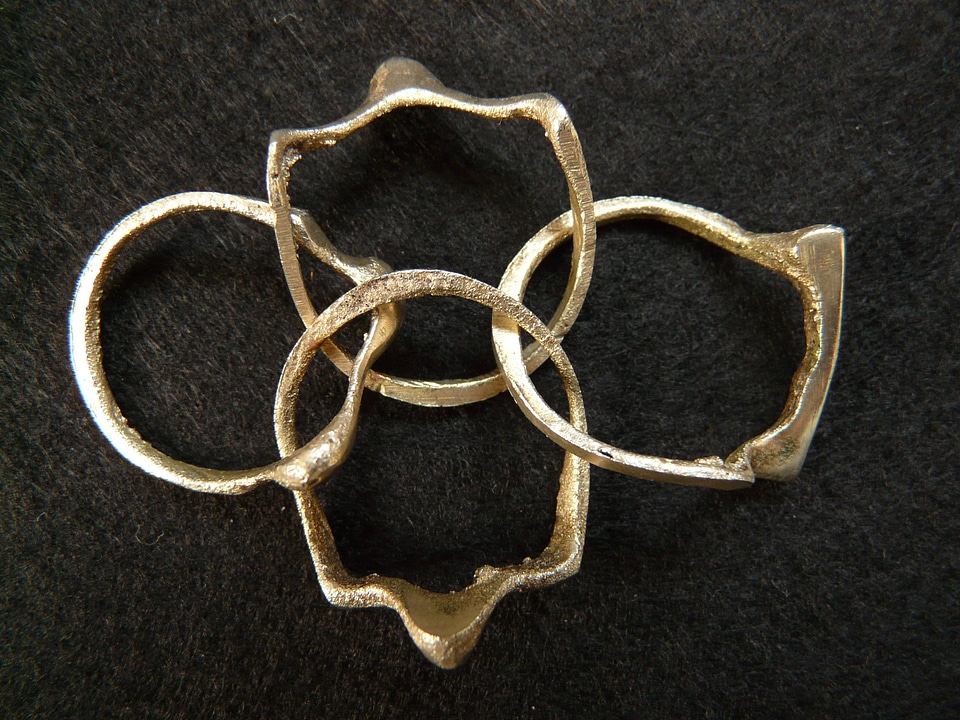 Rings metal ring metal